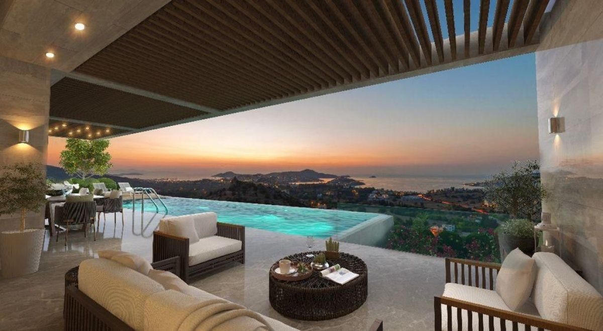 Casa elegante 5+1 en Bodrum