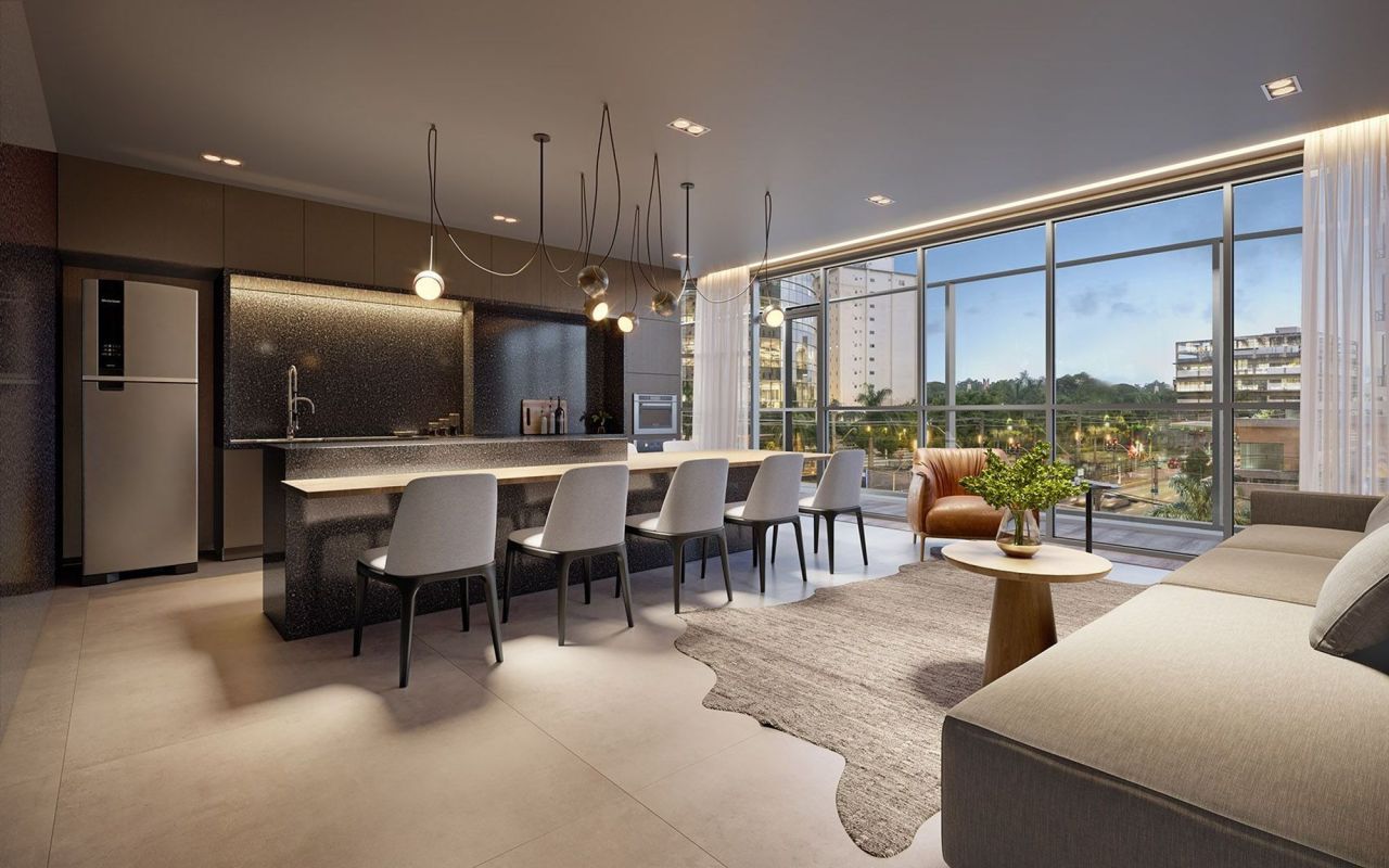 Nuevo apartamento 1+1 en un complejo moderno en Sao Paulo