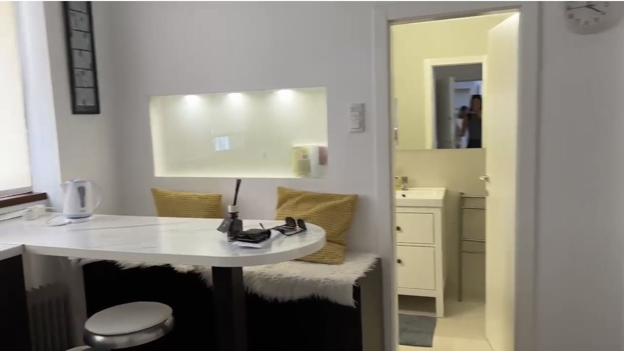 İsveç başkenti Stockholm'de aydınlık 1+1 daire