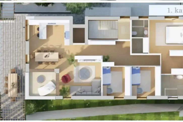 Two-bedroom apartment in Remete district of Zagreb, Croatia