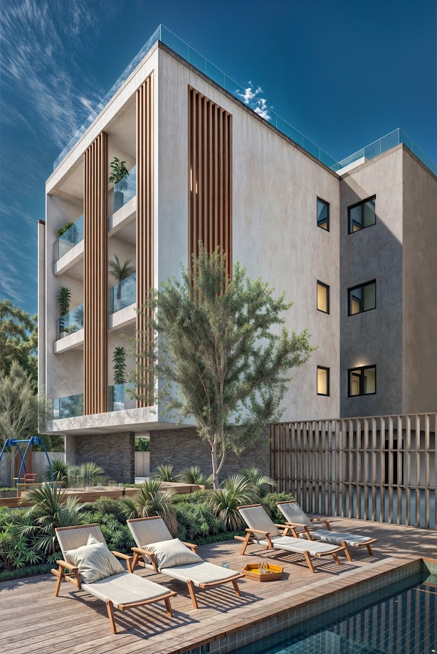 Apartments with open parking space in Pathos, Cyprus