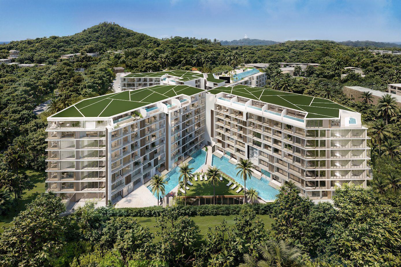 Apartment 2+1 with infinity pool in Phuket, Thailand