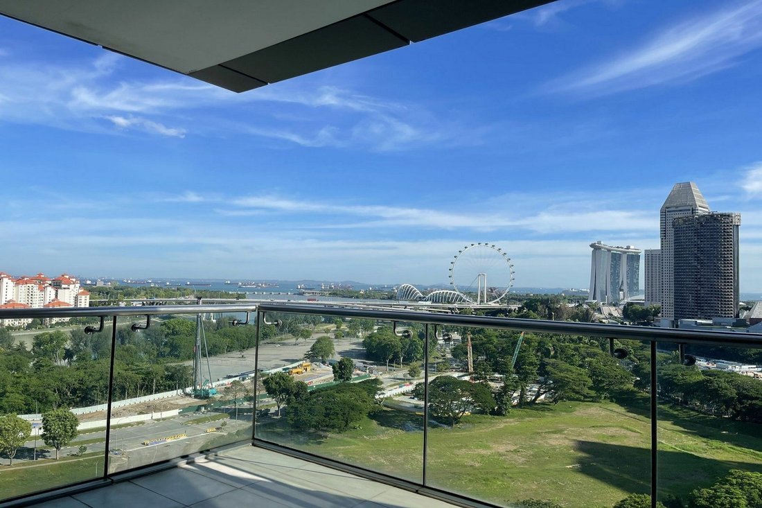 Wohnung 78 m2 mit Panoramablick in Singapore City, Singapur